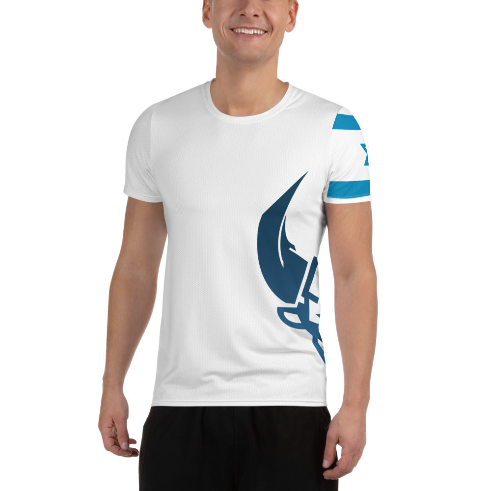REKM Bull All-Over Print Men's Athletic T-shirt
