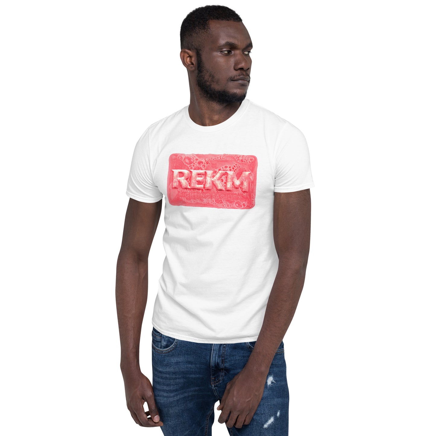 'Pink REKM Fighting Facility Edition' Short-Sleeve MEN's T-Shirt