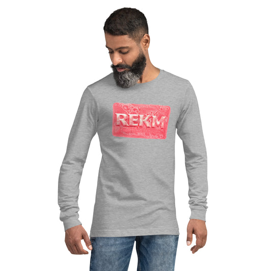 'Pink REKM Fighting Facility Edition' MEN's Long Sleeve Tee